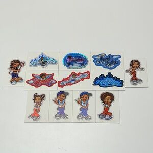 Lot of 12 Vintage Aztlan Graphics "Half Pints" Vending Machine Stickers CEI SS3